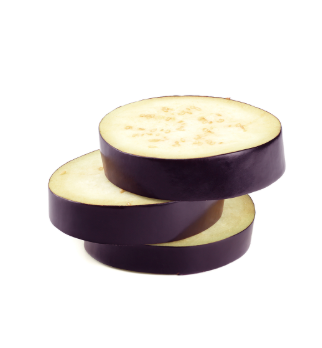Sliced Eggplant