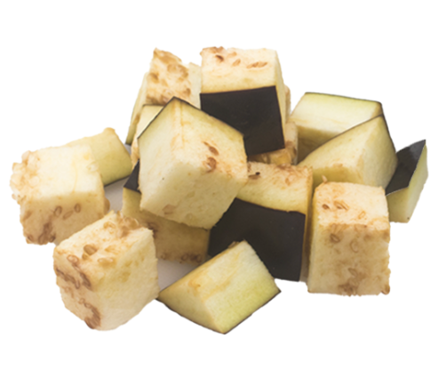 Diced Eggplant